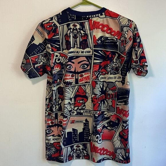 OH SNAP! BY DRILL CLOTHING CO VINTAGE COMIC BOOK PANEL ART POLYESTER T SIZE MED - Picture 4 of 6
